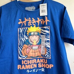 Naruto Blue Graphic T-Shirt